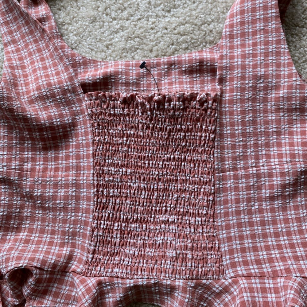 Shoreline Sugars Boutique Crop Top L Peach NWOT - Picture 9 of 11